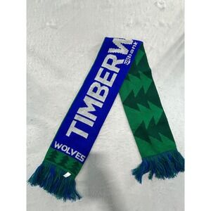 Minnesota Timberwolves NBA Knit Scarf Blue Green Pine Tree US Bank Fan Gear